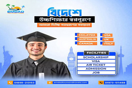 Study abroad services from Bangladesh with visa, scholarship and admission support